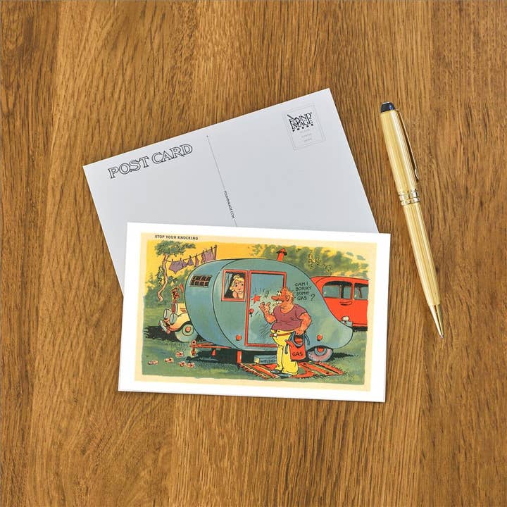 Found Image Press – wholesale Vykort – Vykort RS-200 Sluta knacka, Reshumor, Tecknad film1