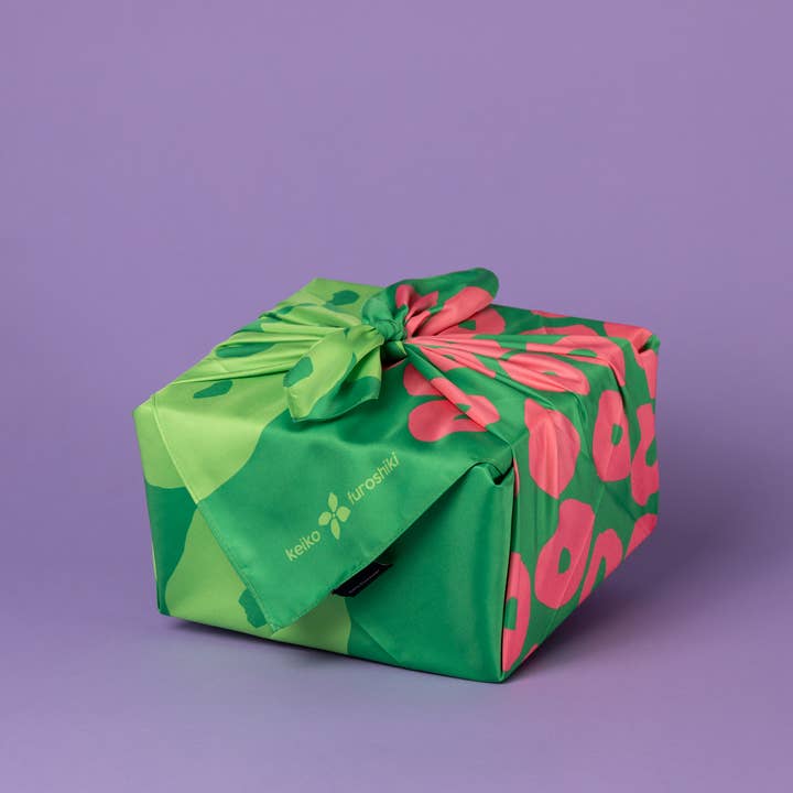 Keiko Furoshiki - Wholesale Flat wrap - Furoshiki Reusable Japanese Fabric Gift Wrap Kanoko Forest2