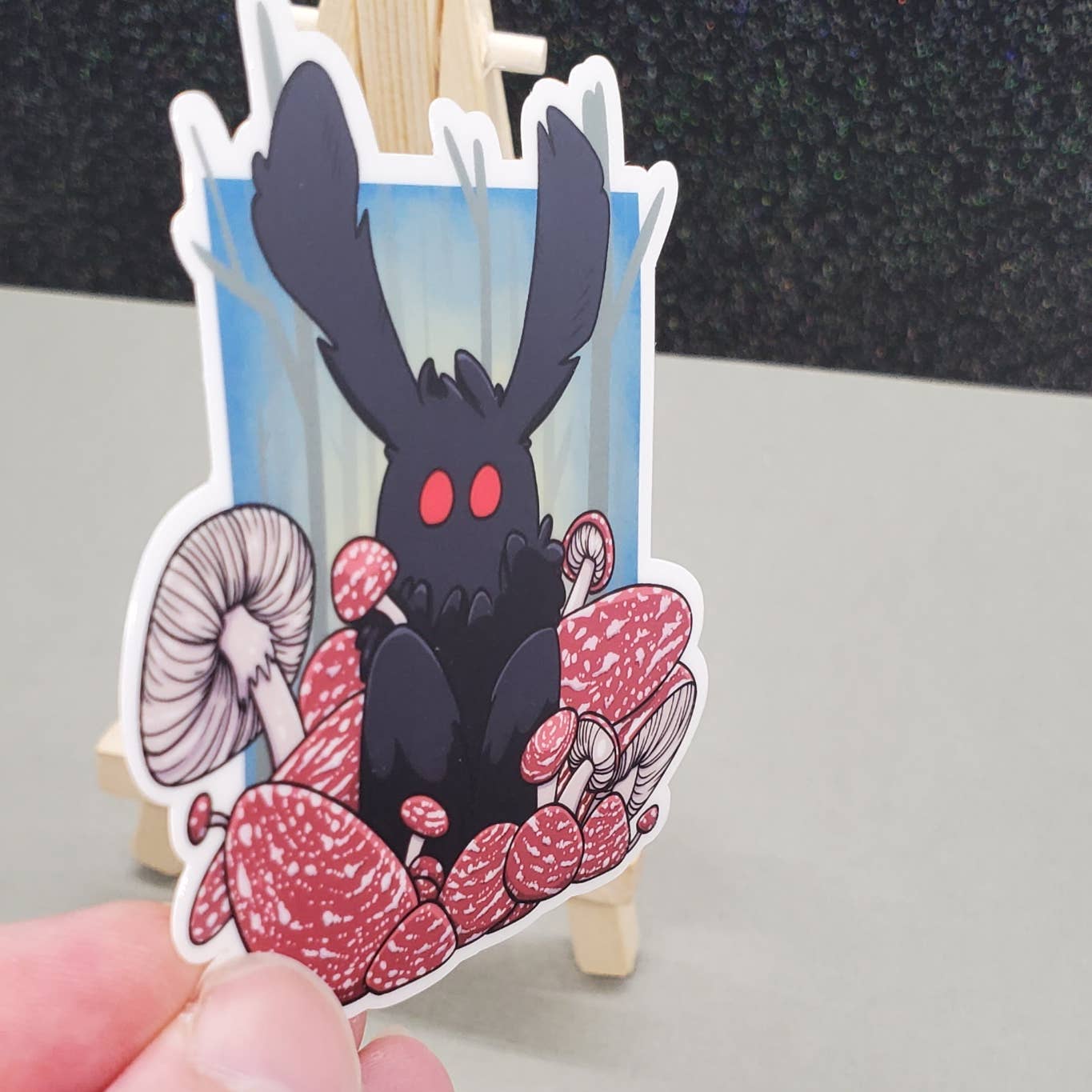 Salt Birch - Vendita all'ingrosso Adesivo - Adesivo Forest Mushroom Mothman5