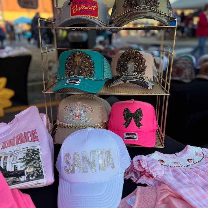 Southern Outlaw Hat Co. - Wholesale Trucker Hat - Women's - feathered trucker hat1