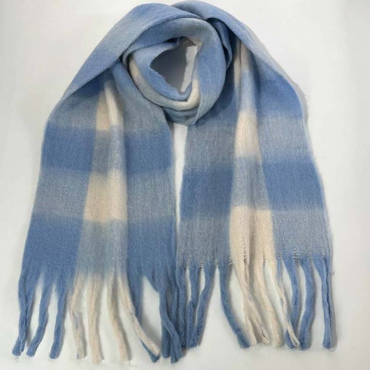 NINEXIS - Wholesale Scarf - Women's - CWASC1578_WINTER PLAID THICKENED WARM SCARF SHAWL14