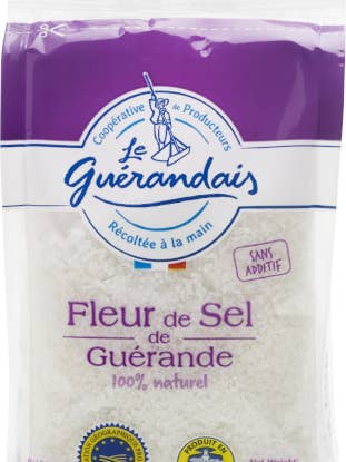 Le Guérandais Fleur de sel de Guérande, pouch for wholesale by French Feast