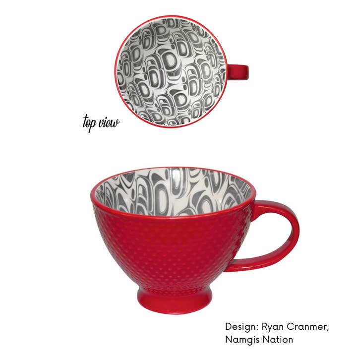 Made By Humans Designs - Wholesale Coffee Mug - Art Cups with Contemporary Indigenous Design