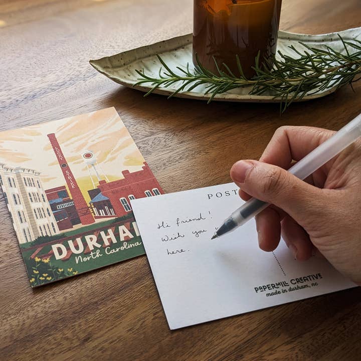Papermill Creative - Wholesale Postcard - Durham, NC luxe postcard
