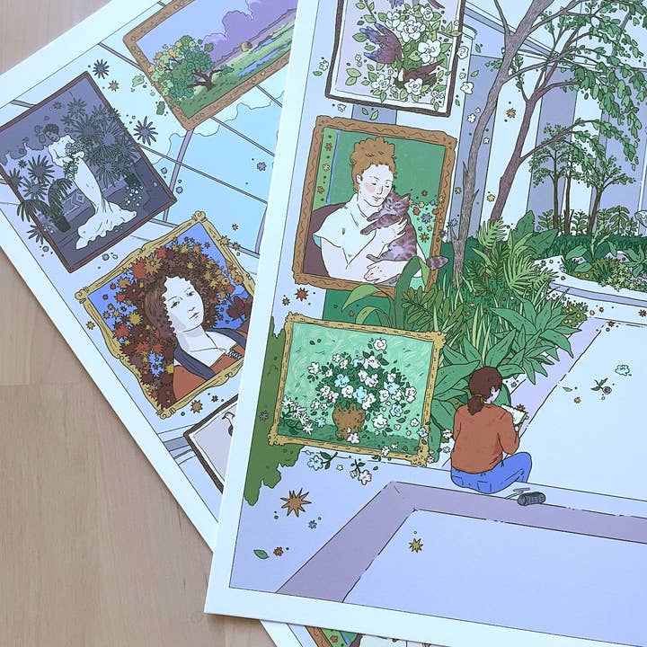 Lydia Tonkonow Art and Design LLC - Wholesale Art Print - Wild Washington, DC: National Gallery of Art - 12x16" Print1