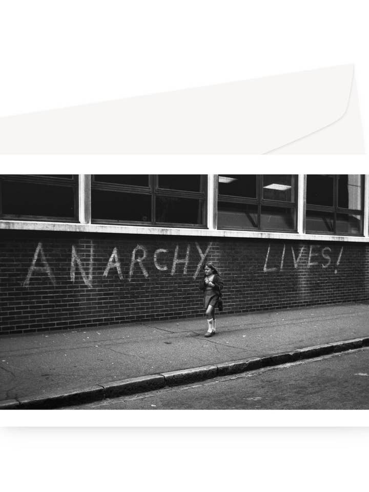 Anarchy Lives in London, 1976 - Carte de vœux pour la vente par Flashback Shop