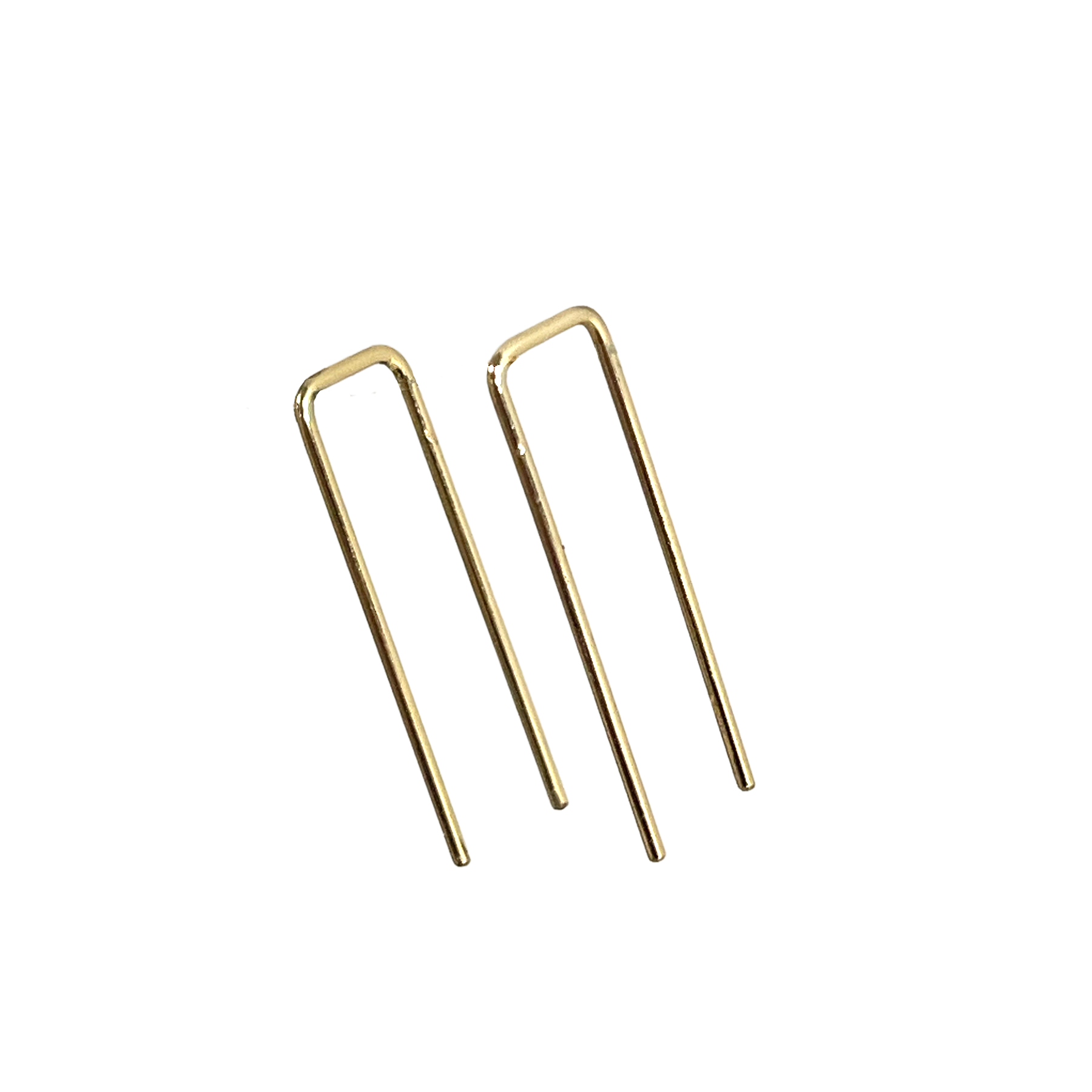 Sunday Girl by Amy DiLamarra - Wholesale Dangle Earrings - ER-313 | Rectangle Feed-Through Earrings1