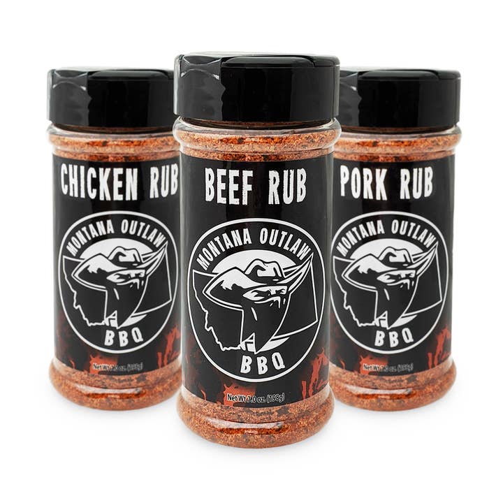 Montana Outlaw BBQ - Wholesale Rub - BBQ Rub Gift Bag1