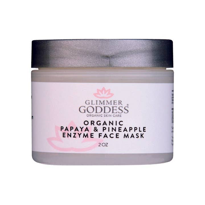 Organic Papaya Pineapple Enzyme Face Mask – Gentle Exfoliating Mask for Brightening & Cell Turnover for wholesale by Glimmer Goddess®