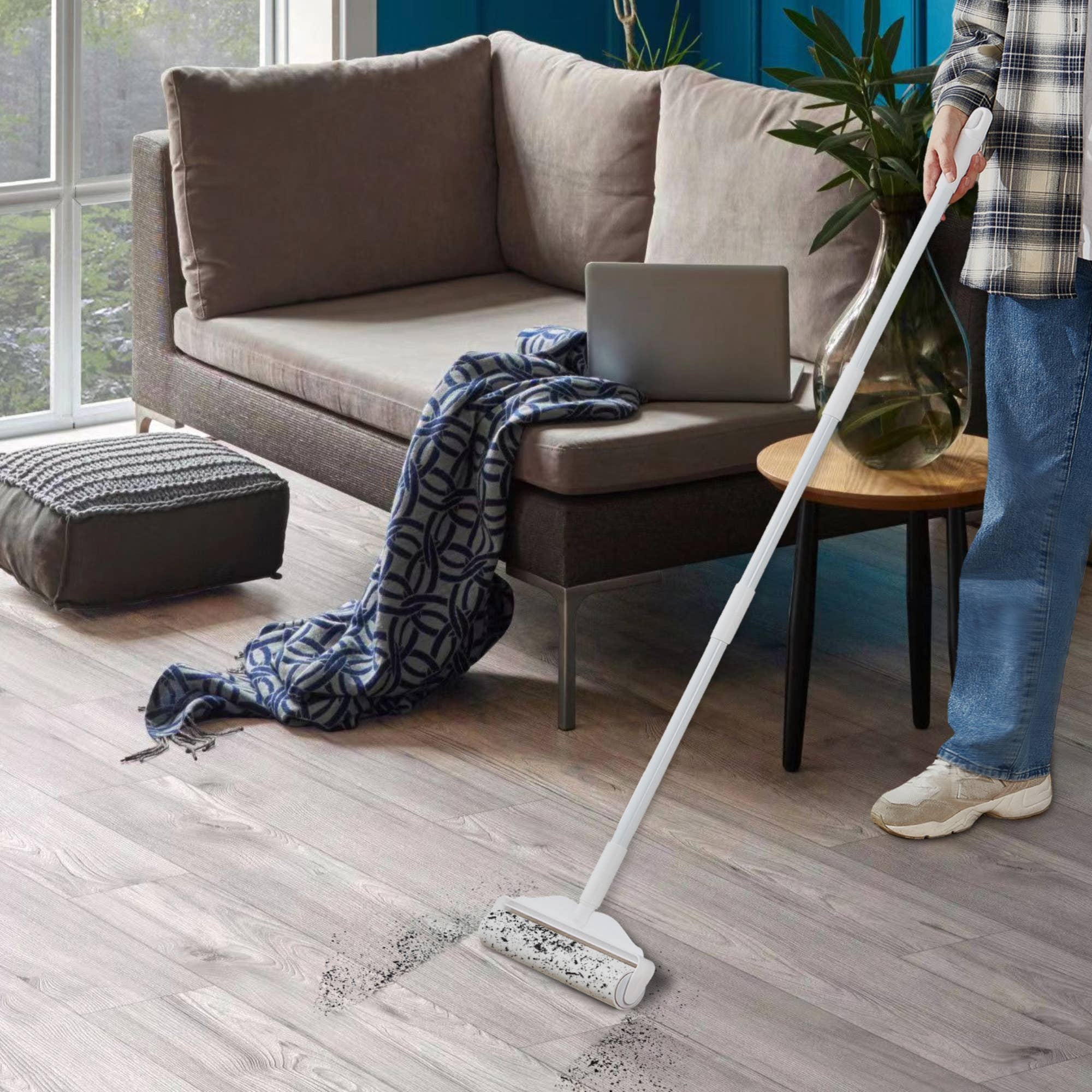 Salav-True & Tidy - Wholesale Lint Roller - Large 48 Inch Sticky Lint Roller (LR-48)3