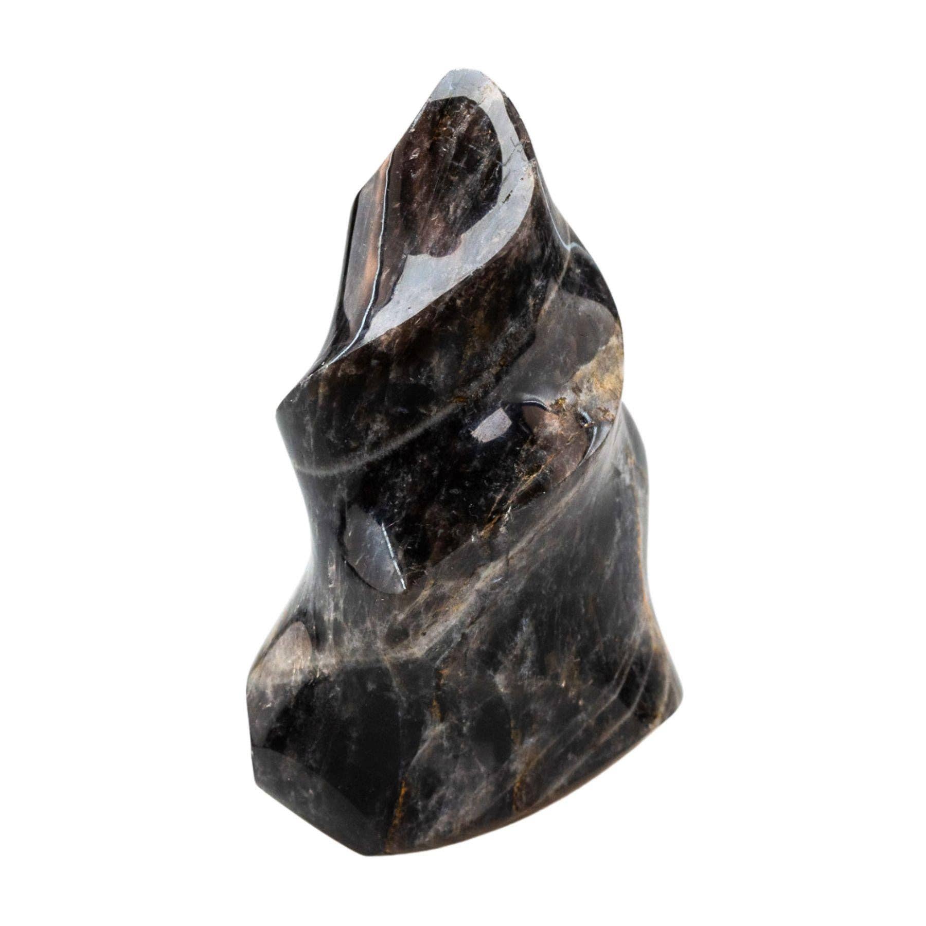 Down To Earth - Wholesale Spiritual Stone/Crystal - Black Moonstone Flame.1