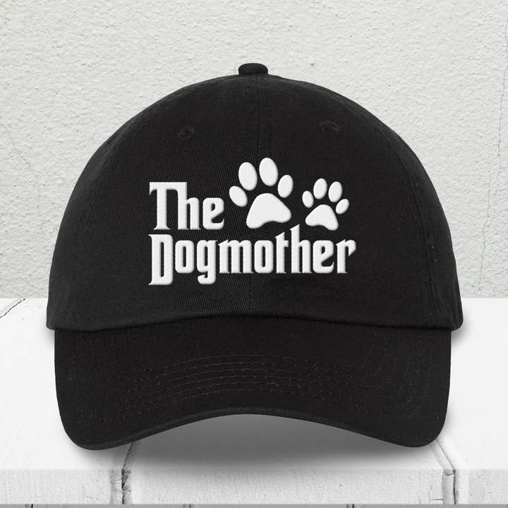 The Dogmother Embroidered Dad Hat for wholesale by Lucky Luna Apparel