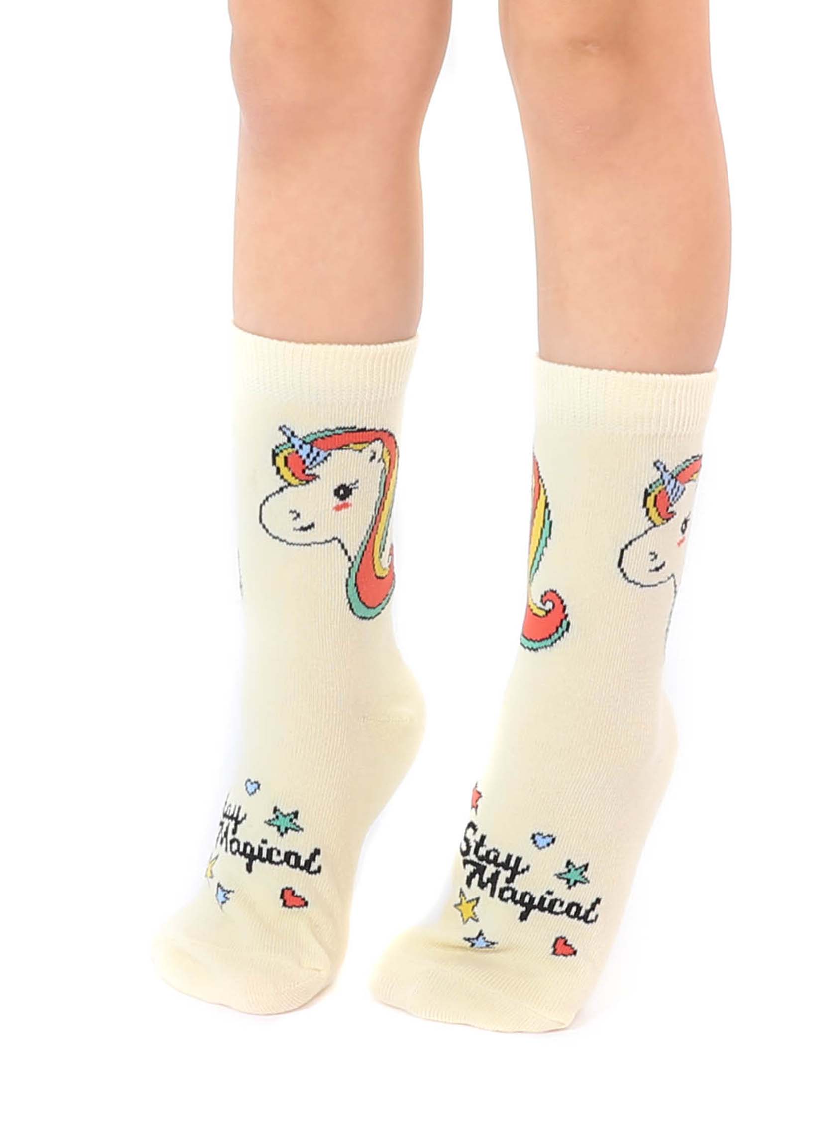 Living Royal - Vente Chaussettes – enfant - Chaussettes en paquet 3D - Enfants - Licorne - "Restez magique"2