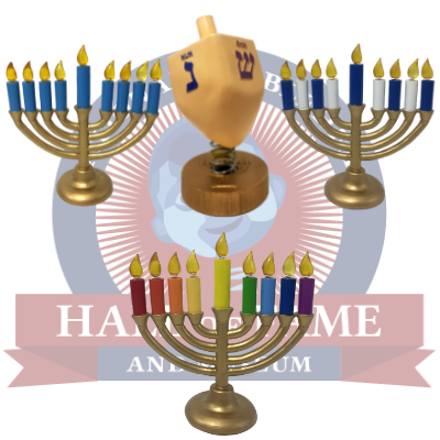 National Bobblehead Hall of Fame and Museum – Großhandel Dreidel – Kinder – Chanukka-Menora Dreidel Kugeln7