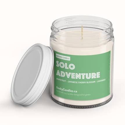 Solo Adventure for wholesale by Geeky candles
