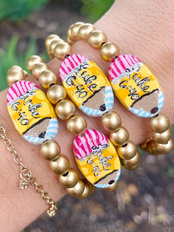 teacher appreciation flip bracelet for wholesale by millie b & co