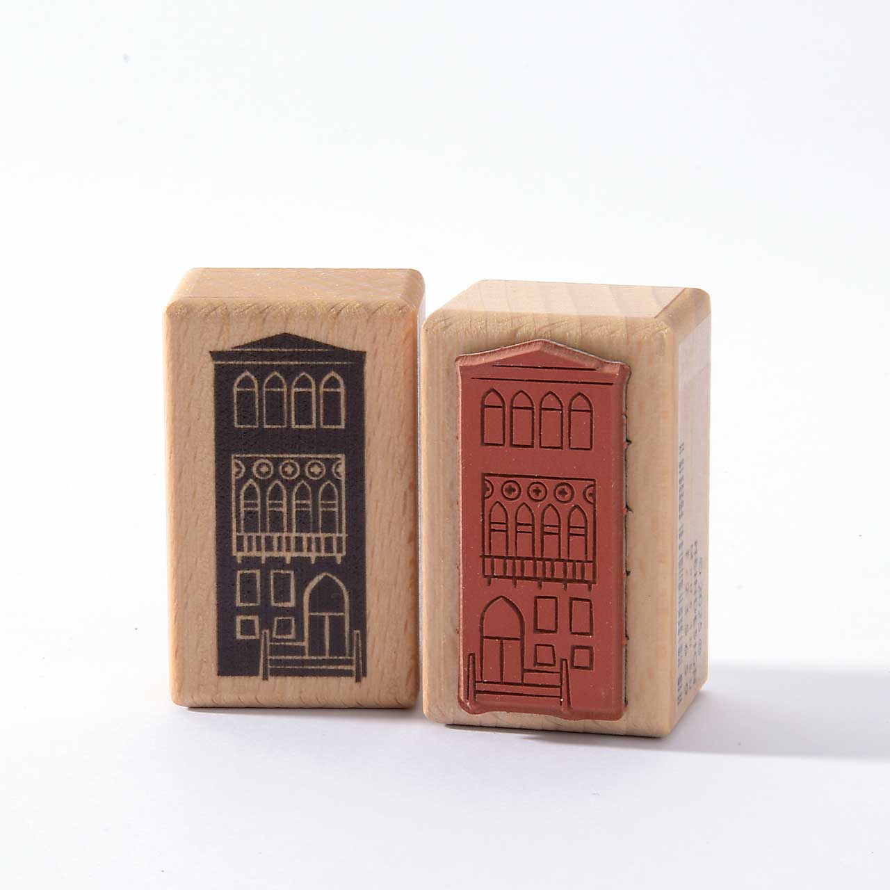 Heindesign – wholesale Rubber/decorative stamp – Stamp: Venice Palazzo 4 Window Balcony0
