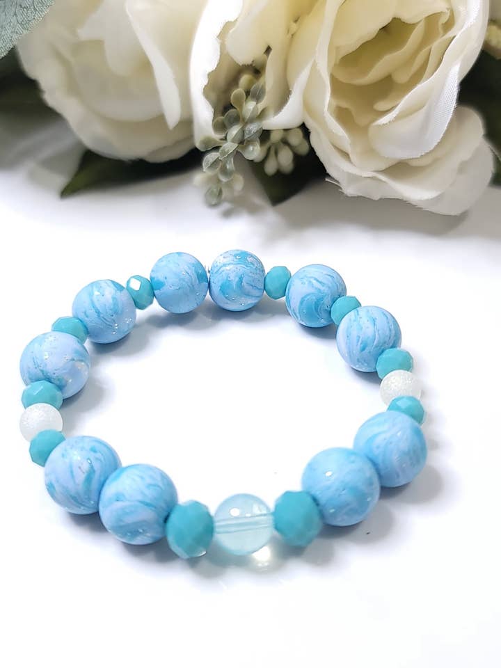 Ciel bleu pour la vente par Little Treasures Jewelry