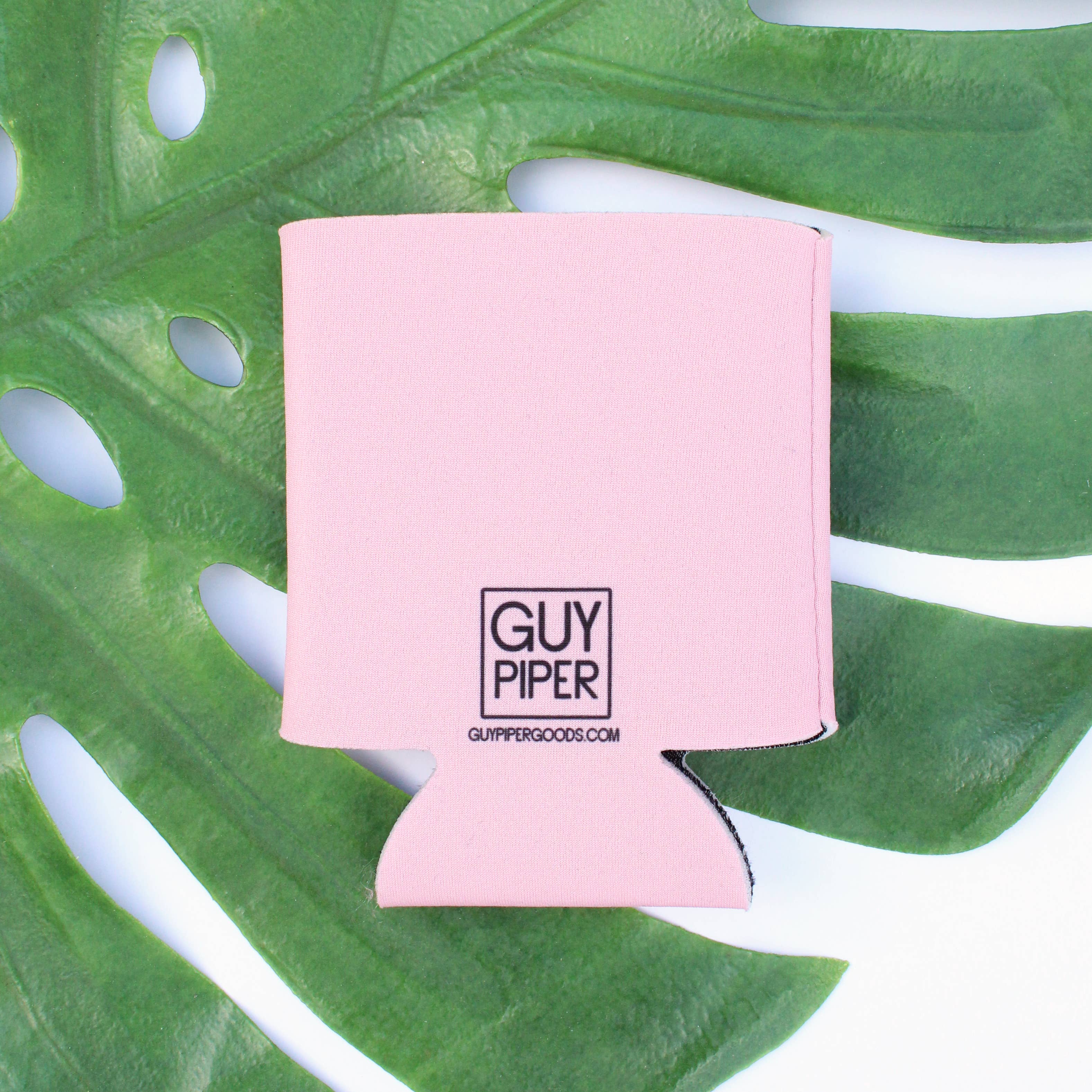 Guy Piper Handmade - Wholesale Drink Huggers & Koozies - Pink Dolly Parton Can Cooler1