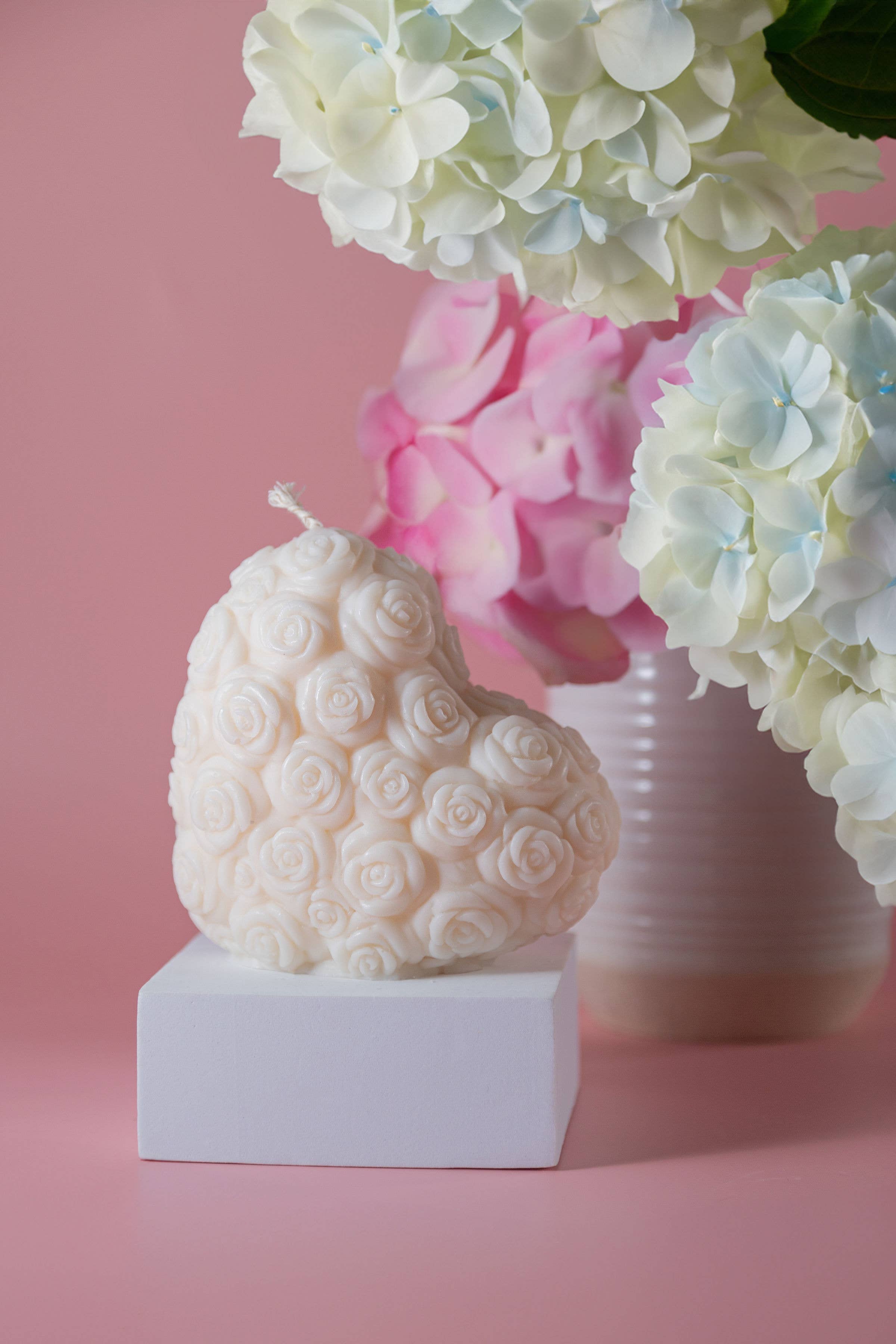 Ritual Spirit ltd - Wholesale Novelty Candle - Large Rose Heart Soy Wax Candle3