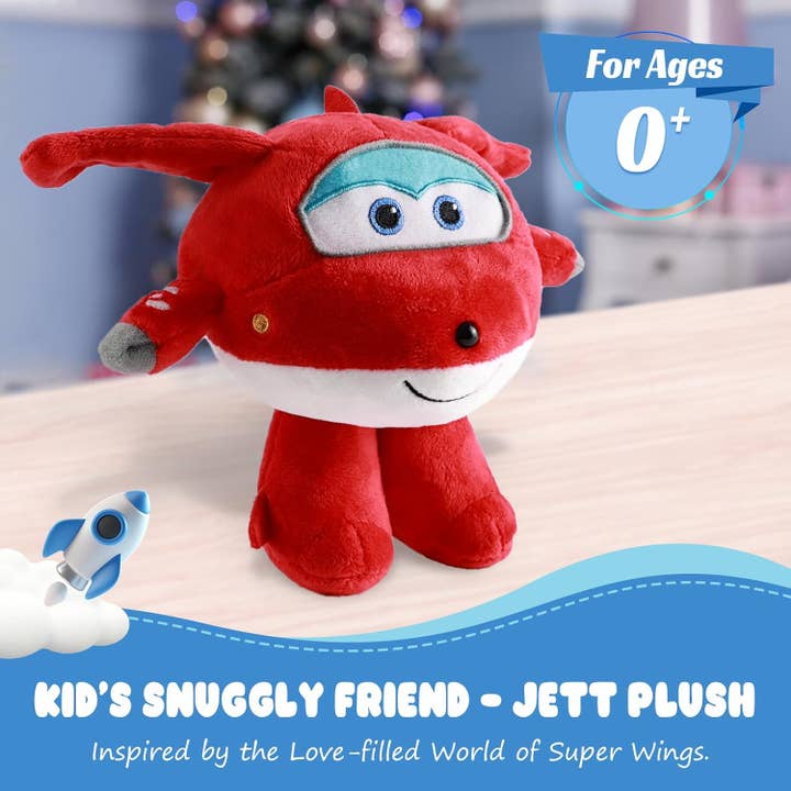 Alpha Toys - Wholesale Stuffed/Plush Toy - Kids & Baby - Super Wings Plush Toys 7" Jett plush and 7" Dizzy plush2