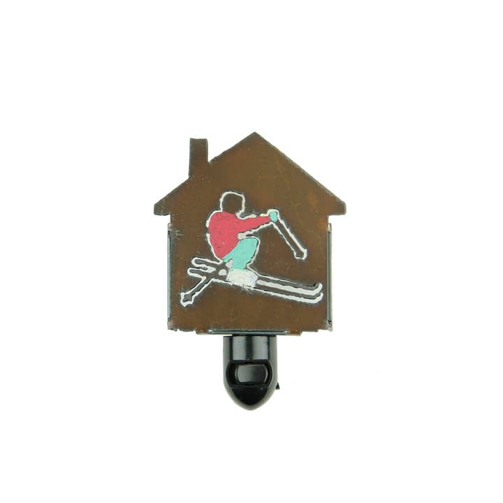 Whimsies - Vente Veilleuses - Chalet de ski, veilleuse, cadeaux d'hiver, chalet de neige, souvenir