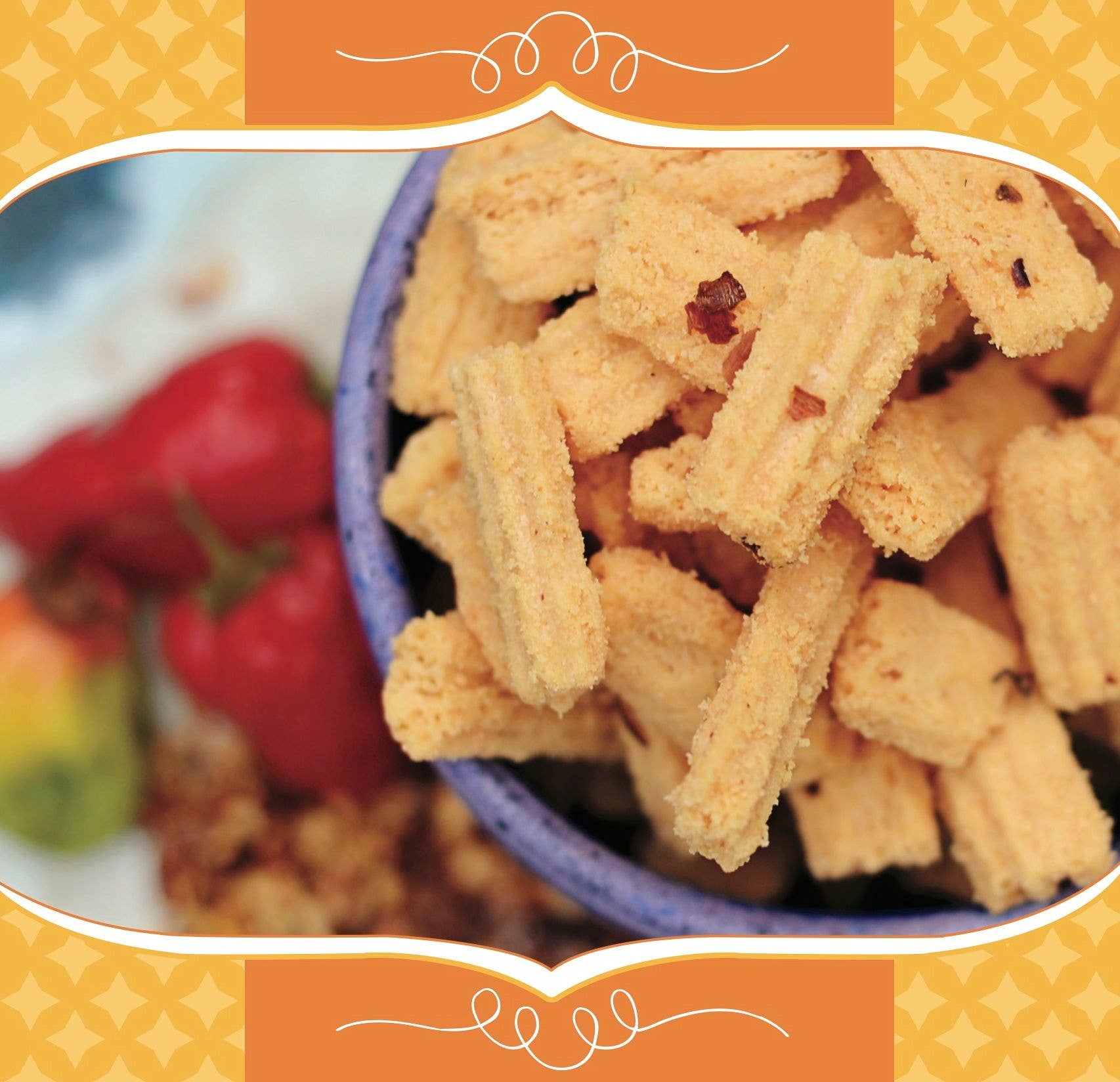 Lizzie's Cheese Straws - Wholesale Puffed Snack - 7 oz Cheddar Habanero Cheese Straws1