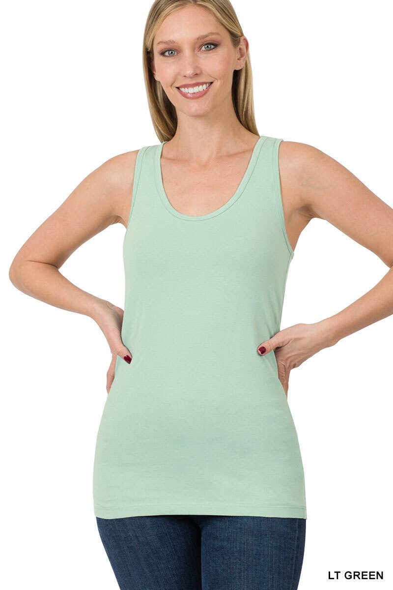 42POPS - Wholesale Tank Top - Women's - `.Cotton Jersey Basic Tank22