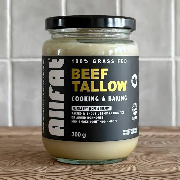 100% Grass Fed & Finished Beef Tallow (From Muscle Fat) for wholesale by ALLFAT