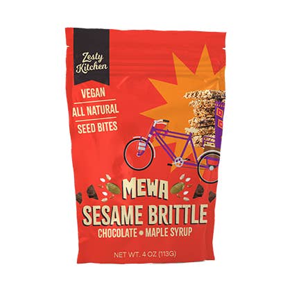 Cassant au sésame - Chocolat (2oz) pour la vente par Zesty Kitchen LLC