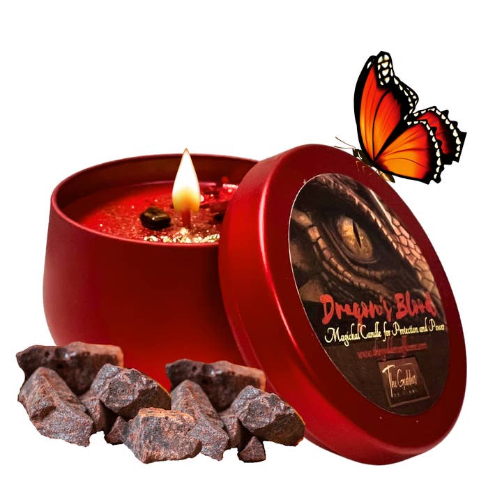 Dragon's Blood Spiritual Magic Candle for wholesale by The Goddess of Flame