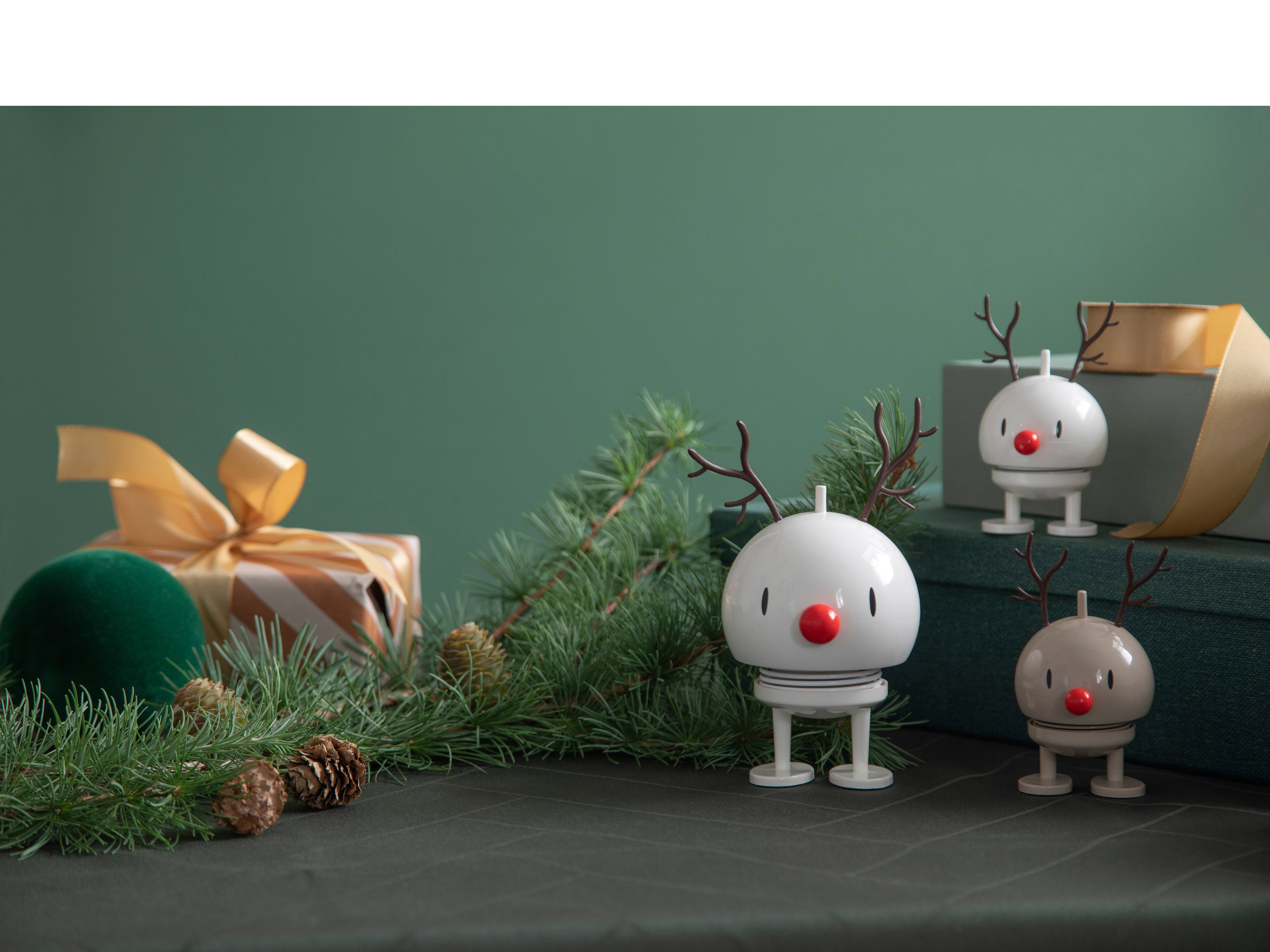 Hoptimist - Wholesale Christmas Decoration - Hoptimist Reindeer Bumble M White1