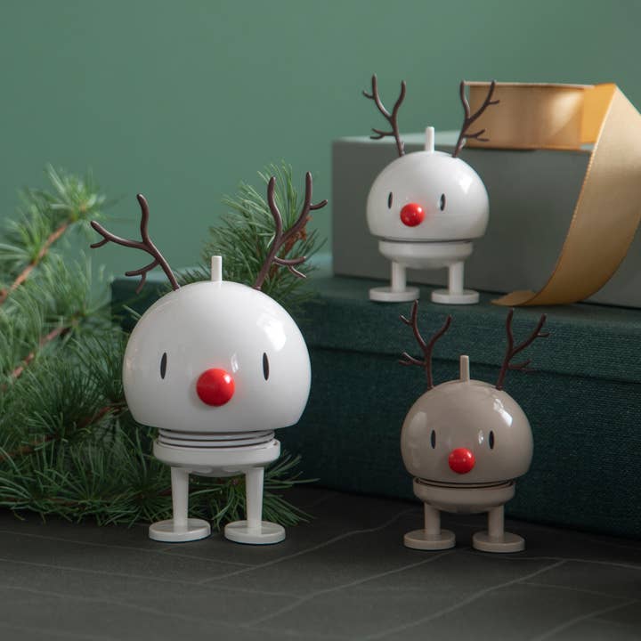 Hoptimist - Wholesale Christmas Decoration - Hoptimist Reindeer Bumble M White1