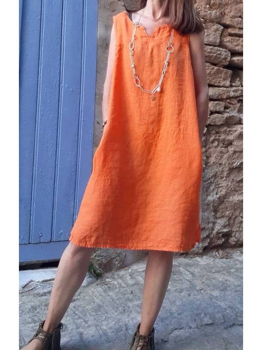 All colors Linen dress REF: 110 for wholesale on Faire