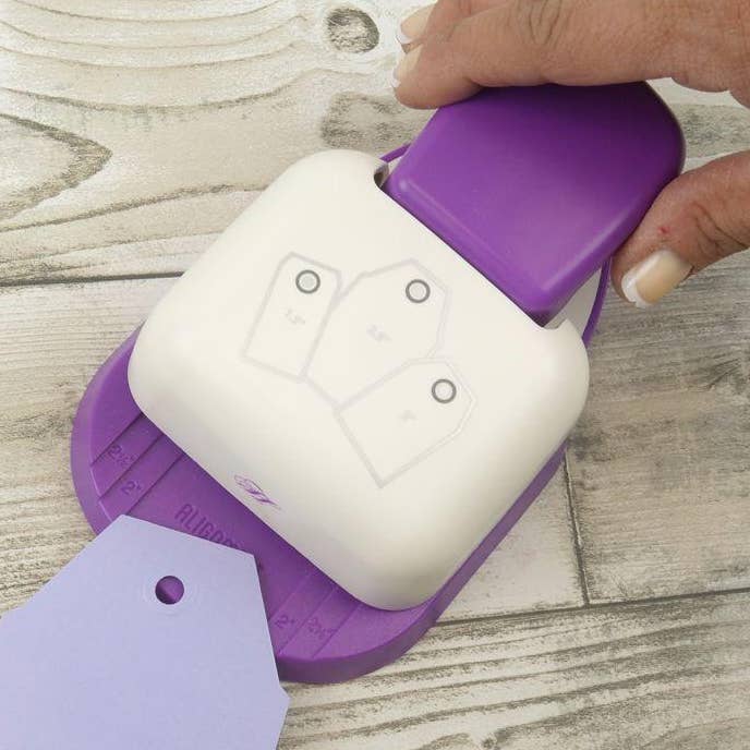 Ecstasy Crafts Distributing - Wholesale Craft Tool - Premier Craft Tools - Straight Edge Tag Punch0