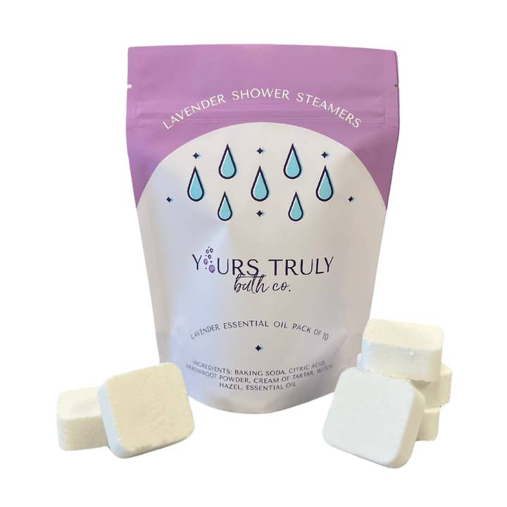 Vapeurs de douche à la lavande pour la vente par Yours Truly Bath Co