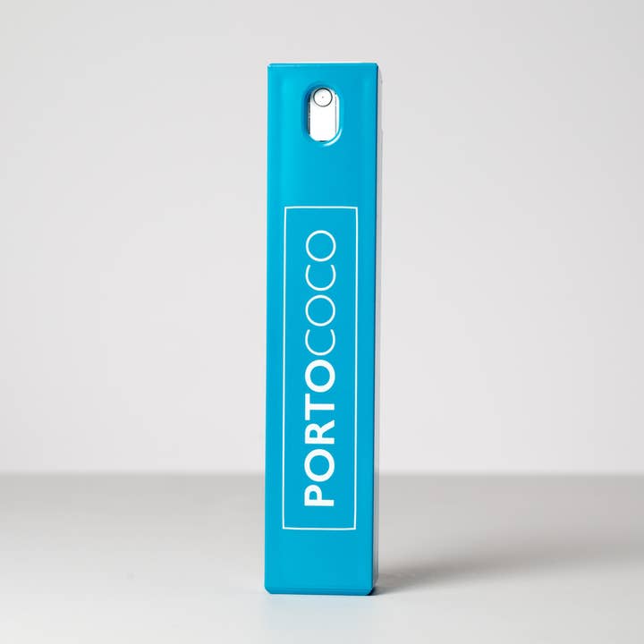 Bouteille vaporisatrice désinfectant pour les mains - Bleu ciel pour la vente par Portococo