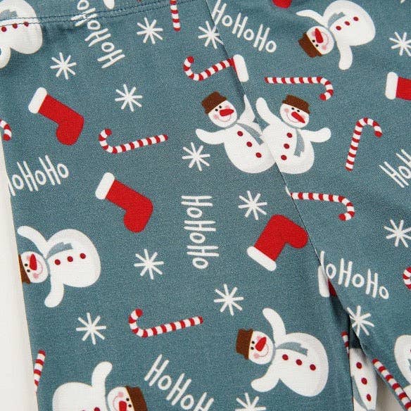 fawn & fold - Wholesale Sleepwear Set - Kids - Jolly Snowman Two Piece6