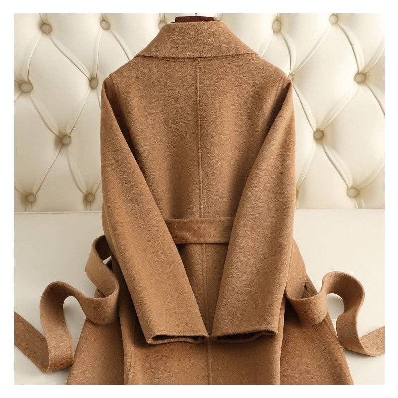 UZ Wholesale Store - Vente Manteau – femme - Manteau mi-long en cachemire double face uni5