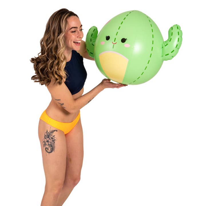BigMouth Inc - Wholesale Inflatables - BigMouth x Squishmallows Maritza the Cactus Beach Ball3