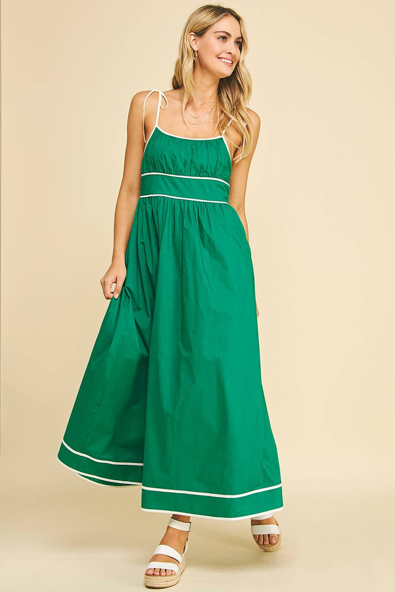 PINCH - Wholesale Dress - Women's - CONTRAST STRAP MAXI DRESS - 5828D8