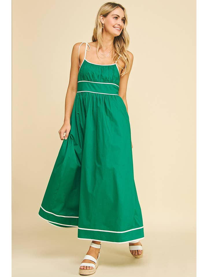 PINCH - Wholesale Dress - Women's - CONTRAST STRAP MAXI DRESS - 5828D8