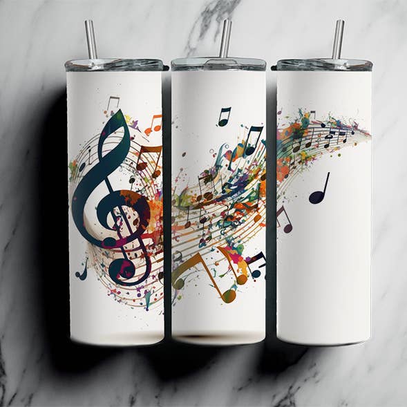 Gobelet Music Note 20 oz, cadeau pour professeurs de musique pour la vente par ThePlanningQueen