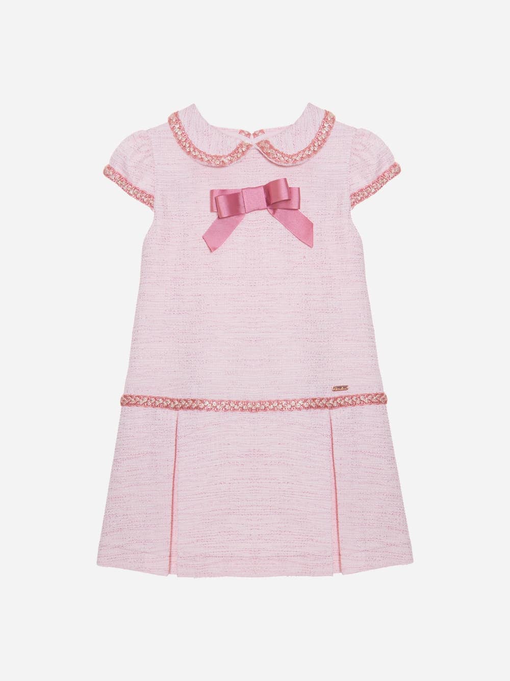 Patachou - Wholesale Dress - Baby - Girls pink dress with bow0