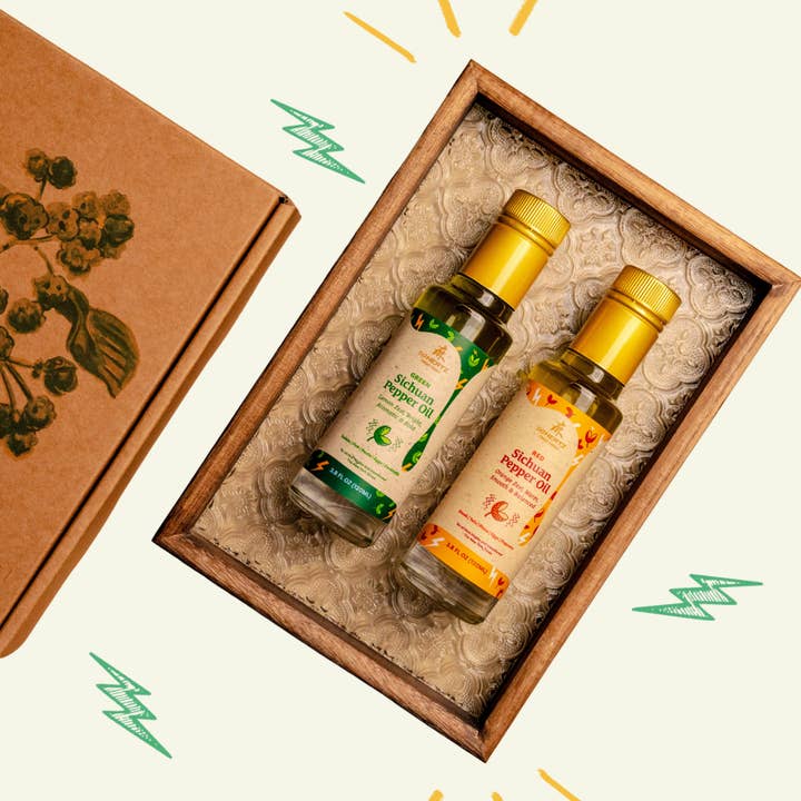 Sichuan peperolie geschenkverpakking voor wholesale door 50Hertz Tingly Foods