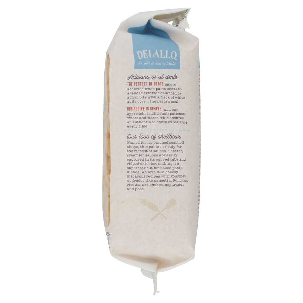 Delallo - Wholesale Pasta - Shellbows Pasta (Lumache)2