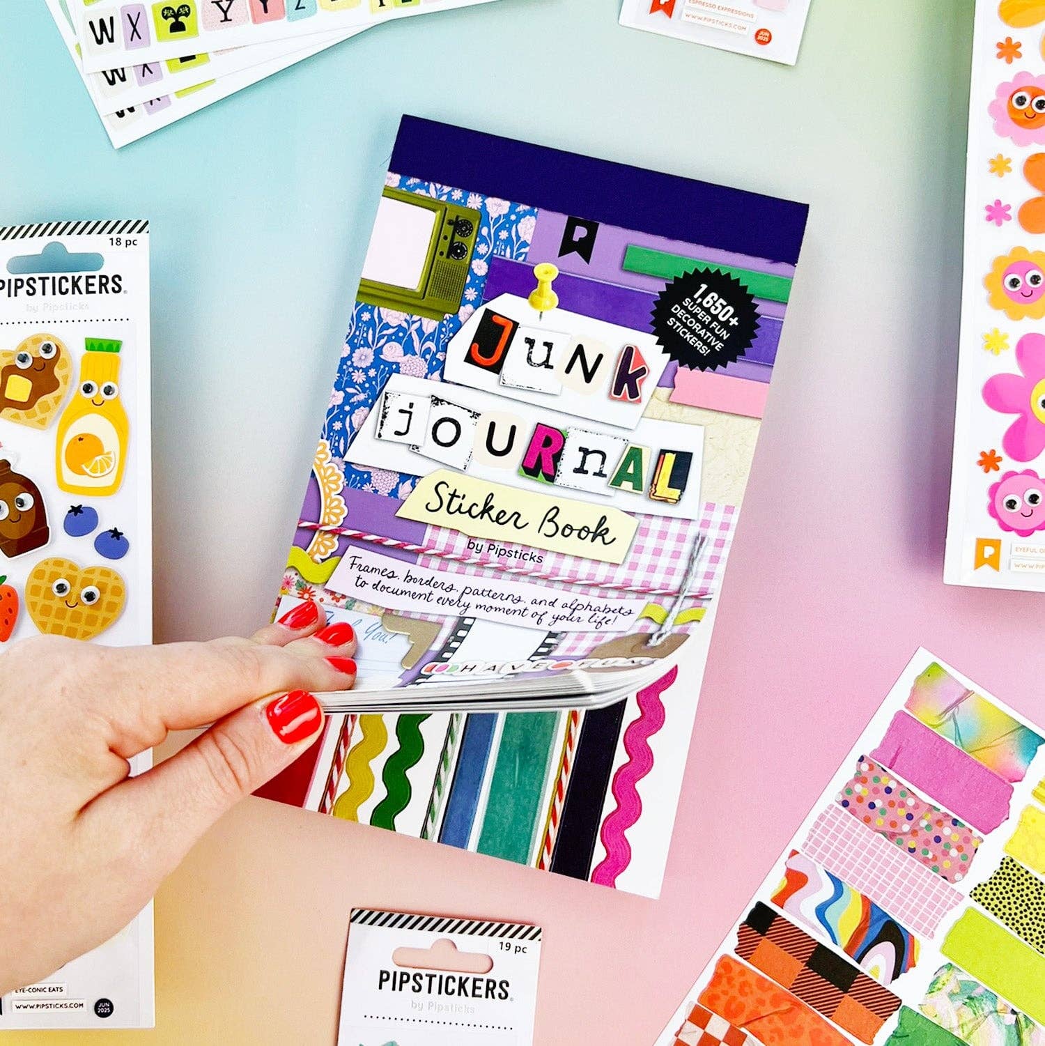 Pipsticks - Wholesale Sticker - Mix & Match Junk Journal Sticker Book2