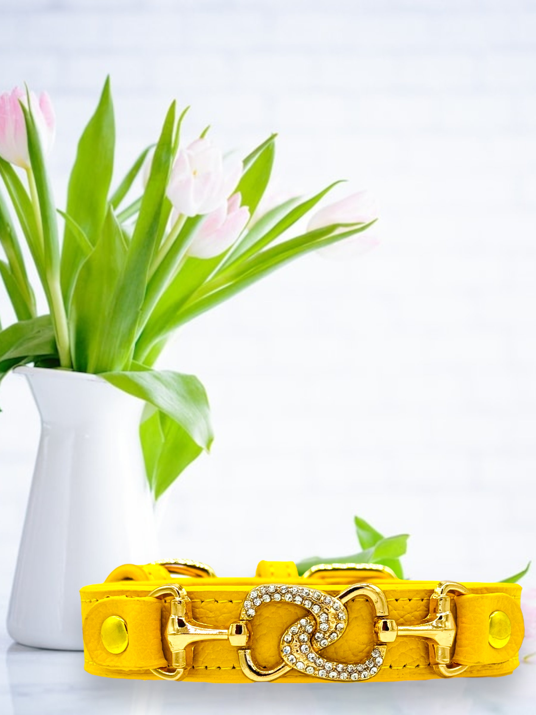 PupWiser - Wholesale Pet Collar - Dog - "D" Diamond Handmade Leather Dog Collar4