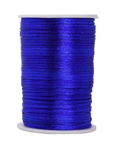 Mandala Crafts - Wholesale Craft Supplies - Mandala Crafts Satin Rattail Cord String from Nylon for Chinese Knot, Macramé, Trim, Jewelry Making24