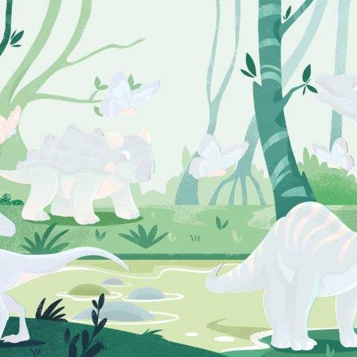 Axis Toys & Gifts - Wholesale Colouring and activity book – kids and baby - Sassi Free the Colours Reusable Paint Brush Book - Dinosaurs5